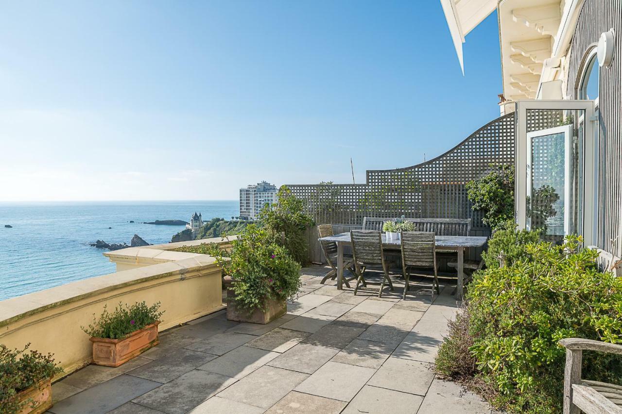 Ametsa, Luxury Flat, Terrace And Wonderful Seaview, In Biarritzアパートメント エクステリア 写真