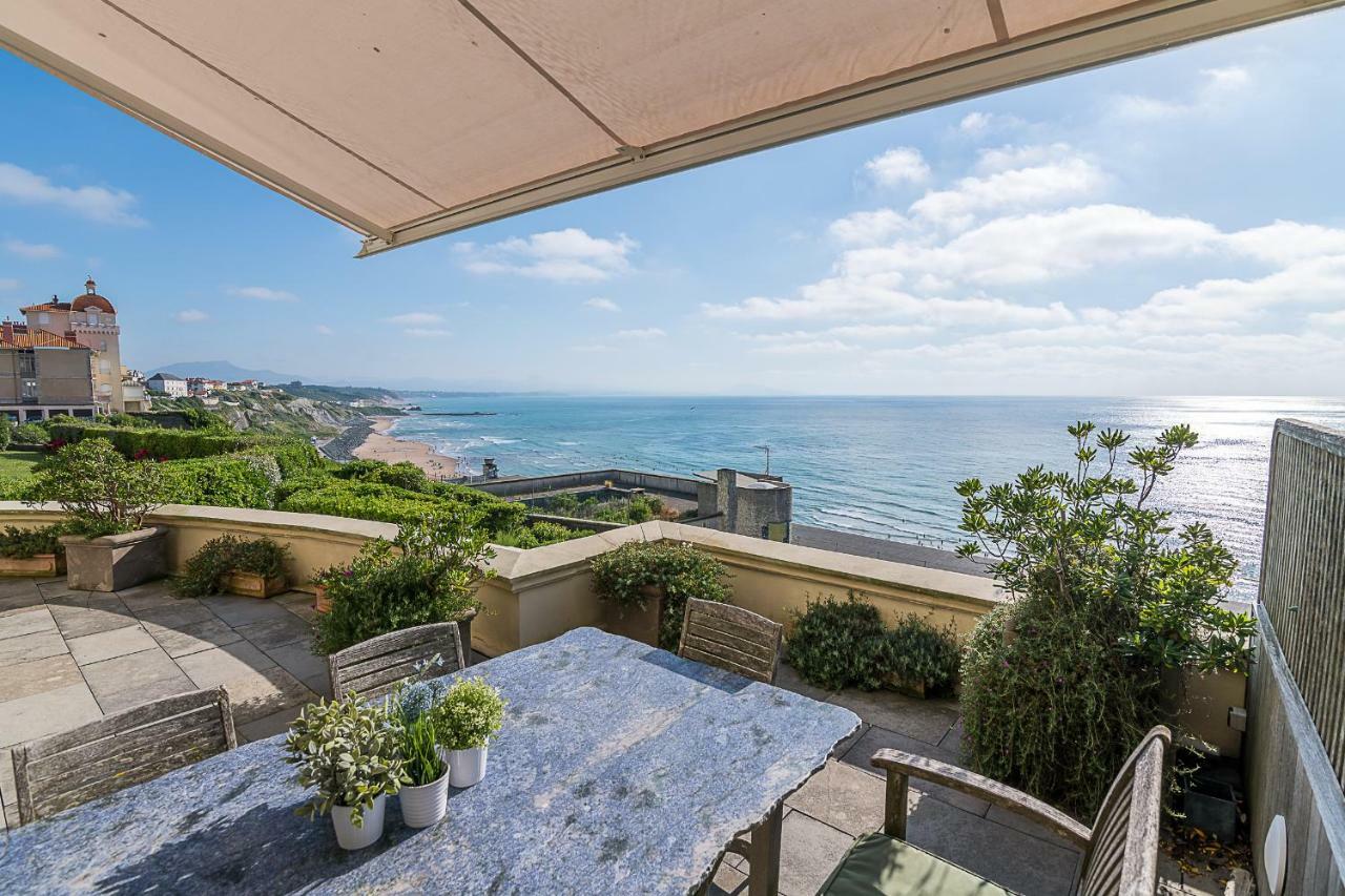 Ametsa, Luxury Flat, Terrace And Wonderful Seaview, In Biarritzアパートメント エクステリア 写真