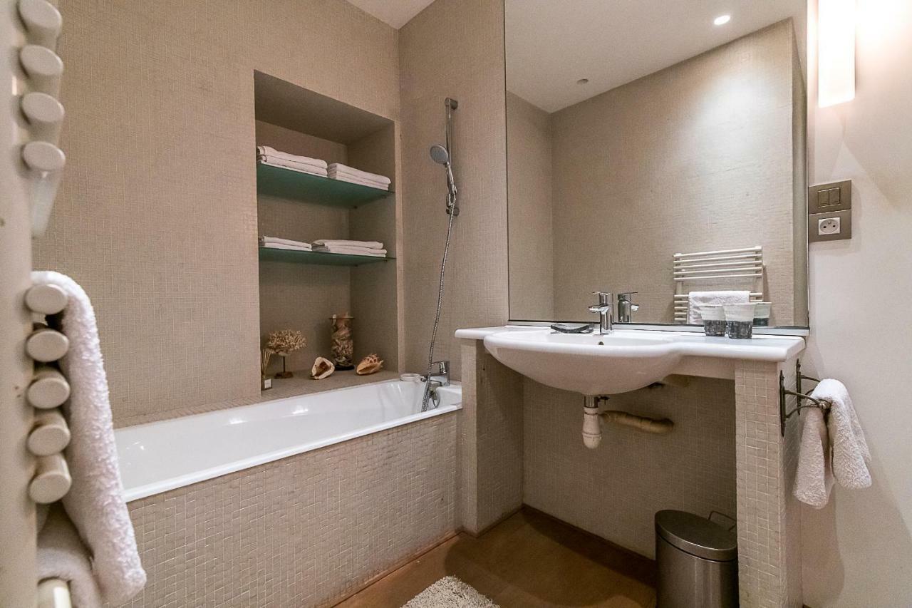 Ametsa, Luxury Flat, Terrace And Wonderful Seaview, In Biarritzアパートメント エクステリア 写真